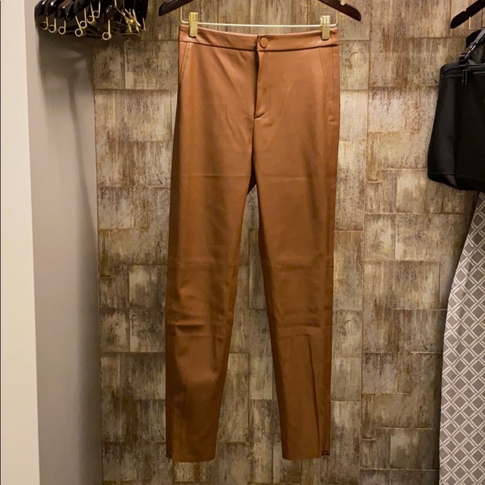 Terracota Leather Pants